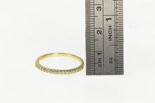 Load image into Gallery viewer, 14K Diamond Classic Vintage Wedding Band Ring Yellow Gold