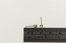 Load image into Gallery viewer, 14K Classic Retro Vintage Diamond Solitaire Stud Earrings White Gold