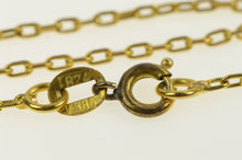 Load image into Gallery viewer, 14K 1.6mm Squared Cable Link Vintage Chain Necklace 24&quot; Yellow Gold