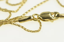 Load image into Gallery viewer, 14K 0.7mm Wheat Link Fancy Palma Chain Necklace 18&quot; Yellow Gold