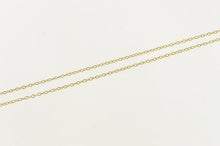Load image into Gallery viewer, 10K 1.1mm Classic Cable Link Fancy Chain Necklace 18&quot; Yellow Gold