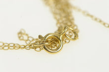 Load image into Gallery viewer, 10K 1.1mm Classic Cable Link Fancy Chain Necklace 18&quot; Yellow Gold