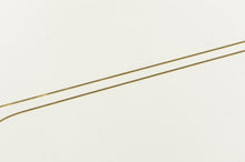 Load image into Gallery viewer, 14K 0.6mm Serpentine Wavy Flat Link Fancy Chain Necklace 15&quot; Yellow Gold