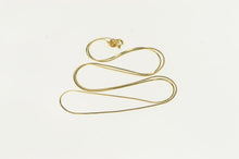 Load image into Gallery viewer, 14K 0.6mm Serpentine Wavy Flat Link Fancy Chain Necklace 15&quot; Yellow Gold