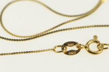 Load image into Gallery viewer, 14K 0.6mm Serpentine Wavy Flat Link Fancy Chain Necklace 15&quot; Yellow Gold