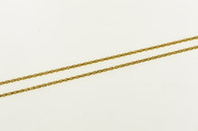 Load image into Gallery viewer, 14K 1.3mm Rope Chain Fancy Woven Link Necklace 16&quot; Yellow Gold