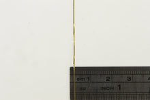 Load image into Gallery viewer, 14K 0.6mm Box Chain Classic Square Link Necklace 18&quot; Yellow Gold