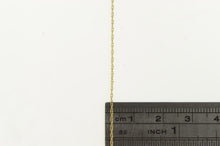 Load image into Gallery viewer, 14K 0.9mm Rolling Cable Link Classic Chain Necklace 19.25&quot; Yellow Gold