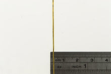 Load image into Gallery viewer, 14K 0.7mm Box Chain Classic Square Link Necklace 20&quot; Yellow Gold