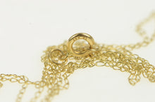 Load image into Gallery viewer, 14K 0.8mm Cable Link Simple Classic Plain Chain Necklace 18.5&quot; Yellow Gold