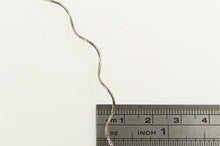 Load image into Gallery viewer, 14K 1.0mm Cocoon Link Wavy Curvy Cain Necklace 16.5&quot; White Gold