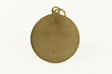 Load image into Gallery viewer, 14K Saint Christopher Protection Symbol Charm/Pendant Yellow Gold