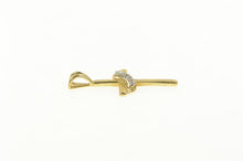 Load image into Gallery viewer, 10K Diamond Cross Christian Faith Symbol Pendant Yellow Gold