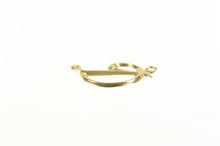 Load image into Gallery viewer, 14K D Cursive Name Inital Letter Monogram Charm/Pendant Yellow Gold