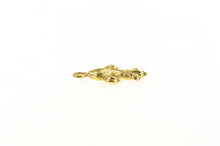 Load image into Gallery viewer, 14K 3D Puffy Fleur De Lis French Symbol Charm/Pendant Yellow Gold