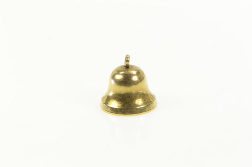 14K 3D Articulated Vintage Wedding Bell Charm/Pendant Yellow Gold