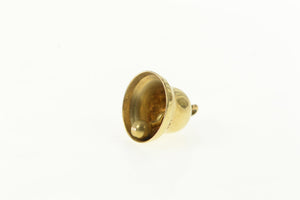 14K 3D Articulated Vintage Wedding Bell Charm/Pendant Yellow Gold