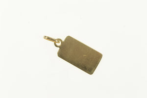 14K USA Fine Gold 1g Solid 14k Bar Mini Ingot Charm/Pendant Yellow Gold