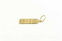 Load image into Gallery viewer, 14K USA Fine Gold 1g Solid 14k Bar Mini Ingot Charm/Pendant Yellow Gold