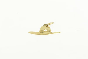 14K Star Cowboy Hat Rodeo Motif Southern Charm/Pendant Yellow Gold
