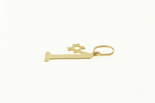 Load image into Gallery viewer, 14K #1 Number One The Best Cut Out Novelty Charm/Pendant Yellow Gold