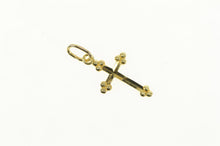 Load image into Gallery viewer, 10K Cross Simple Christian Faith Symbol Vintage Charm/Pendant Yellow Gold
