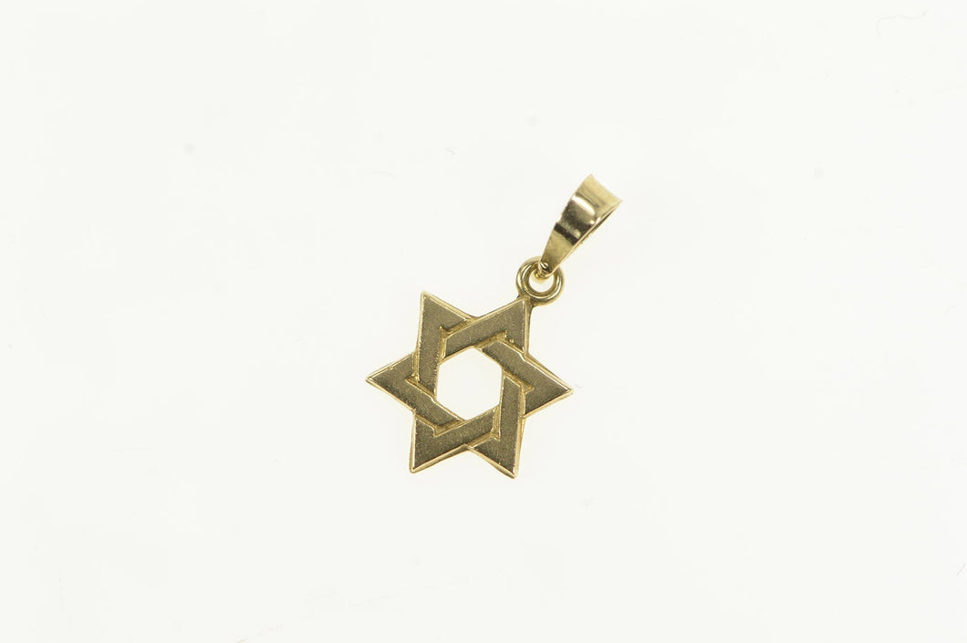 14K Star of David Jewish Faith Symbol Hebrew Charm/Pendant Yellow Gold