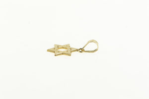 14K Star of David Jewish Faith Symbol Hebrew Charm/Pendant Yellow Gold