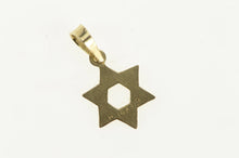 Load image into Gallery viewer, 14K Star of David Jewish Faith Symbol Hebrew Charm/Pendant Yellow Gold