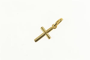 14K Classic Cross Christian Faith Symbol Charm/Pendant Yellow Gold