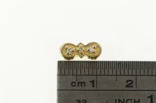 Load image into Gallery viewer, 14K Victorian Diamond Bow Spacer Slide Bracelet Charm/Pendant Yellow Gold