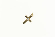 Load image into Gallery viewer, 14K Diamond Cross Christian Faith Symbol Charm/Pendant Yellow Gold