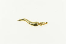 Load image into Gallery viewer, 18K Italian Horn Traditional Protection Symbol Charm/Pendant Yellow Gold