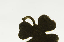 Load image into Gallery viewer, 14K Shamrock Four Leaf Clover Good Luck Charm/Pendant Yellow Gold