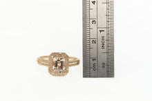 Load image into Gallery viewer, 14K 1.84 Ctw Morganite Diamond Halo Engagement Ring Rose Gold