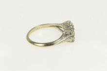 Load image into Gallery viewer, 14K 0.30 Ctw 1950&#39;s Diamond Tiered Wedding Band Ring White Gold