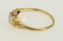 Load image into Gallery viewer, 14K Art Deco Diamond Classic Solitaire Vintage Ring Yellow Gold