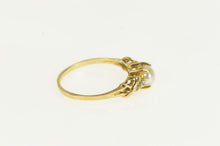 Load image into Gallery viewer, 14K Pearl Diamond Vintage Classic Statement Ring Yellow Gold