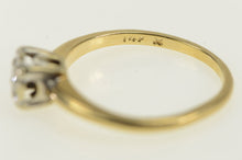 Load image into Gallery viewer, 14K 1940&#39;s Diamond Solitaire Vintage Engagement Ring Yellow Gold