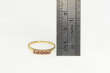 Load image into Gallery viewer, 14K Natural Ruby Classic Vintage Statement Band Ring White Gold
