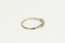 Load image into Gallery viewer, 14K Art Deco Diamond Classic Wedding Band Ring White Gold