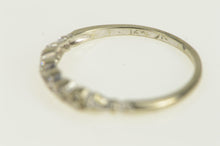 Load image into Gallery viewer, 14K Art Deco Diamond Classic Wedding Band Ring White Gold
