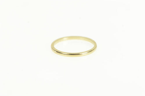 10K 1.5mm Classic Simple Wedding Band Ring Yellow Gold
