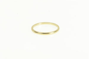 10K 1.5mm Classic Simple Wedding Band Ring Yellow Gold