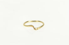 Load image into Gallery viewer, 14K Wavy Curvy Bypass Vintage Statement Band Ring Yellow Gold