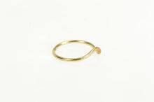 Load image into Gallery viewer, 14K Wavy Curvy Bypass Vintage Statement Band Ring Yellow Gold