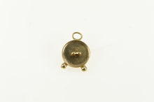 Load image into Gallery viewer, 14K Articulated Alarm Clock Vintage Classic Time Charm/Pendant Yellow Gold
