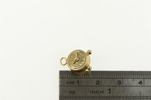 Load image into Gallery viewer, 14K Articulated Alarm Clock Vintage Classic Time Charm/Pendant Yellow Gold