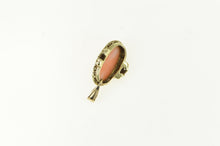 Load image into Gallery viewer, 14K Victorian Coral Cameo Converted Ring Pendant Yellow Gold