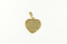 Load image into Gallery viewer, 14K Guardian Angel Forever By My Side Love Pendant Yellow Gold